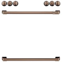 Café 8-Piece Electric Cooktop Handle Kit (CXFCEHKPMCU) - Brushed Copper