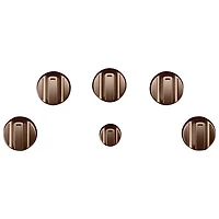 Café 5-Piece Electric Cooktop Knob Set (CXCE1HKPMCU) - Brushed Copper