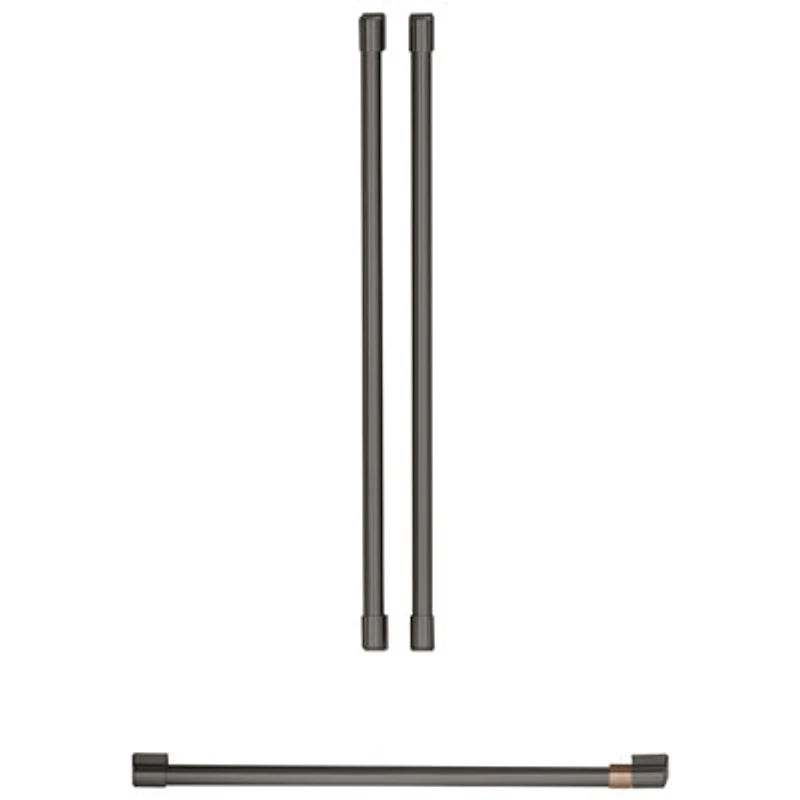 Café 3-piece Refrigerator Handle Kit (CXMB3H3PNBT) - Brushed Black