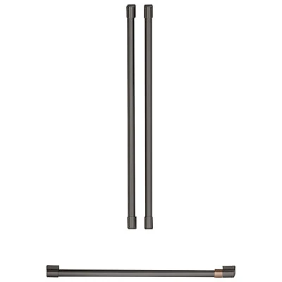 Café 3-piece Refrigerator Handle Kit (CXMB3H3PNBT) - Brushed Black