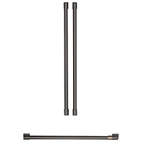Café 3-piece Refrigerator Handle Kit (CXMB3H3PNBT) - Brushed Black