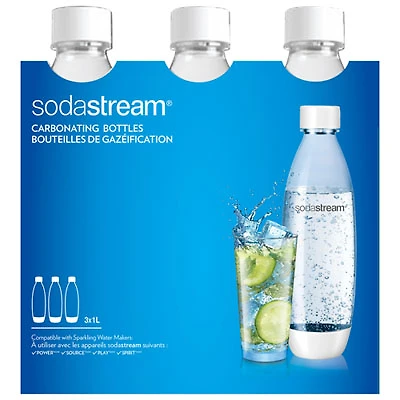 SodaStream 1-Litre Fuse Carbonating Bottle with Accents