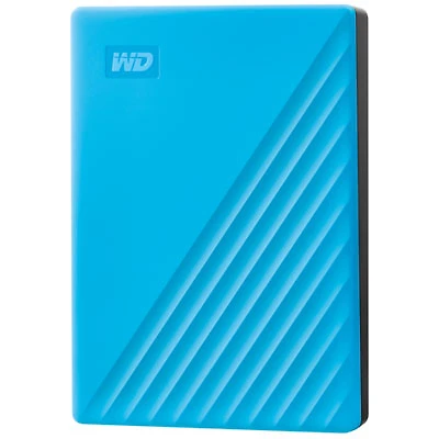 WD My Passport 5TB USB Portable External Hard Drive (WDBPKJ0050BBL-WESN) - Blue - Only at Best Buy