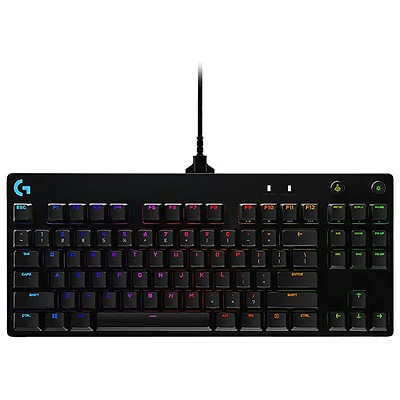 Logitech G Pro Backlit Mechanical GX Blue Clicky Gaming Keyboard
