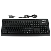 Seal Shield Clean Glow Wired Backlit Full Size Waterproof Keyboard - English