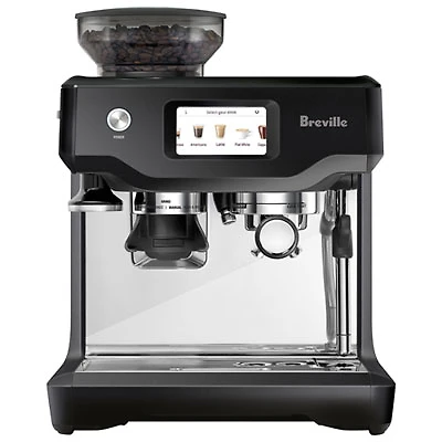 Breville Barista Touch Automatic Espresso Machine with Frother & Coffee Grinder - Black Truffle