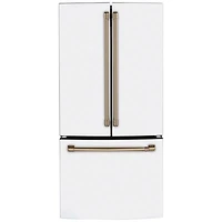 Café 33" 18.6 Cu. Ft. French Door Refrigerator with Water Dispenser (CWE19SP4NW2) - Matte White