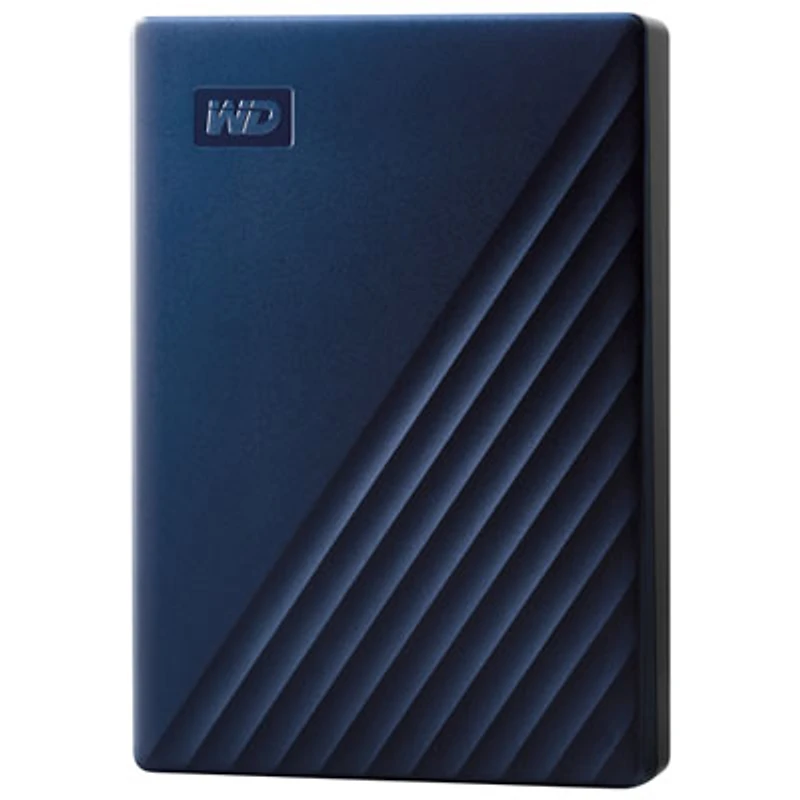 WD My Passport 5TB USB 3.0 Desktop Portable Hard Drive for Mac (WDBA2F0050BBL-WESN) - Blue