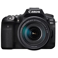 Open Box - Canon EOS 90D DSLR Camera with 18-135mm IS USM Lens Kit