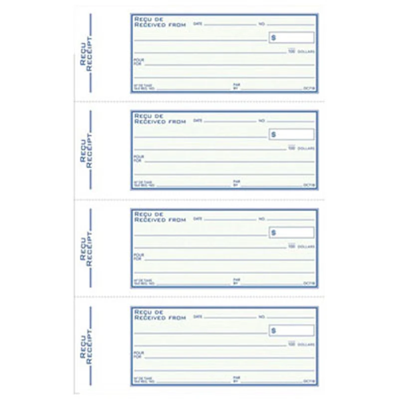 Adams Receipt Book - 200 Sheets - Green Cover