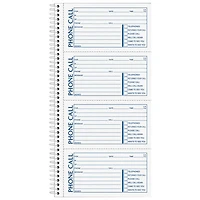 Adams Spiral Bound Phone Message Book - 400 Sheets
