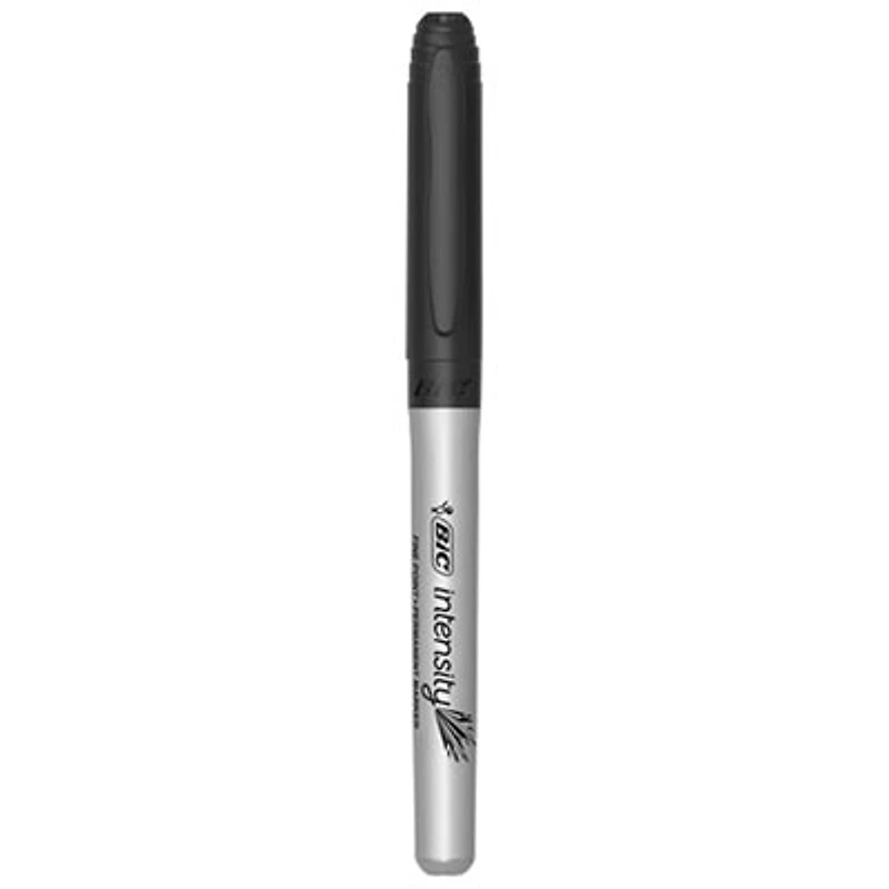 BIC Intensity Marker Fine Tip Permanent Marker - Black - 24 Pack