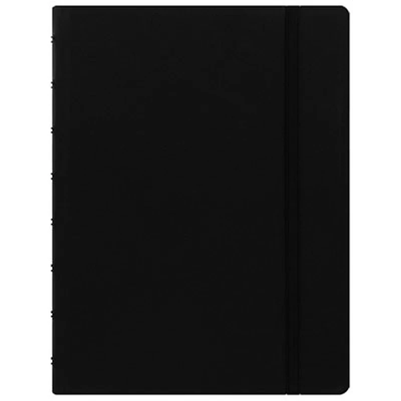 Rediform A5 Size Filofax Twin Wirebound Notebook - 56 Pages - Black