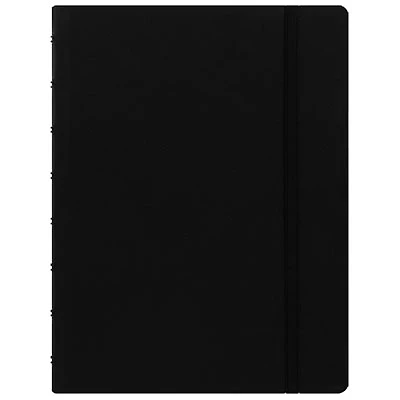Rediform A5 Size Filofax Twin Wirebound Notebook - 56 Pages - Black