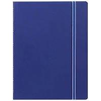 Rediform A5 Size Filofax 8.50" x 6.44" Twin Wirebound Notebook - 56 Pages - Blue