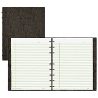 Blueline Executive 9 1/4" x 7 1/4" Twin Wirebound Notebook - 150 Sheets - Black