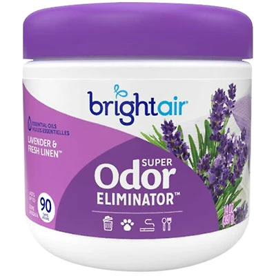 Bright Air 14 oz (397 g) Super Odor Eliminator Air Freshener - Lavender/Fresh Linen
