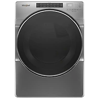 Whirlpool 7.4 Cu. Ft. Electric Steam Dryer (YWED6620HC) - Chrome Shadow - Open Box - Perfect Condition