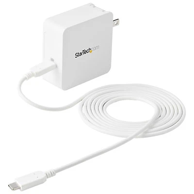 StarTech 60W USB-C Wall Charger with 2m (6.6 ft.) USB-C Cable