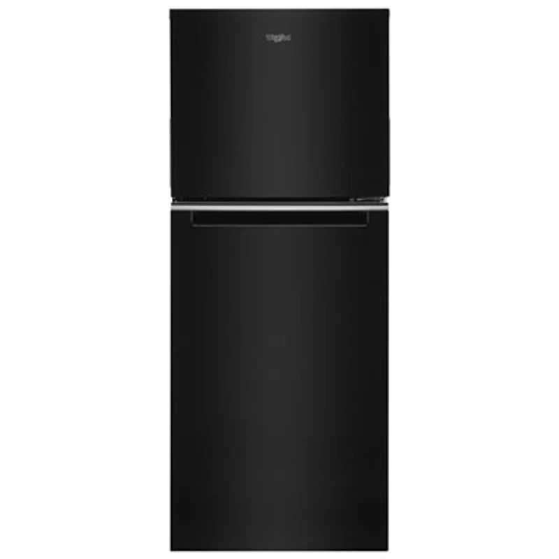 Whirlpool 24" 11.6 Cu. Ft. Top Freezer Refrigerator with LED Lighting (WRT312CZJB) - Black