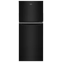 Whirlpool 24" 11.6 Cu. Ft. Top Freezer Refrigerator with LED Lighting (WRT312CZJB) - Black