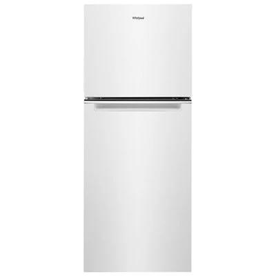 Whirlpool 24" 11.6 Cu. Ft. Top Freezer Refrigerator with LED Lighting (WRT312CZJW) - White