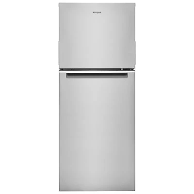 Whirlpool 24" 11.6 Cu. Ft. Top Freezer Refrigerator with LED Lighting (WRT312CZJZ) - Stainless Steel