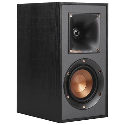 Open Box - Klipsch R41M 50-Watt Bookshelf Speaker - Pair - Black