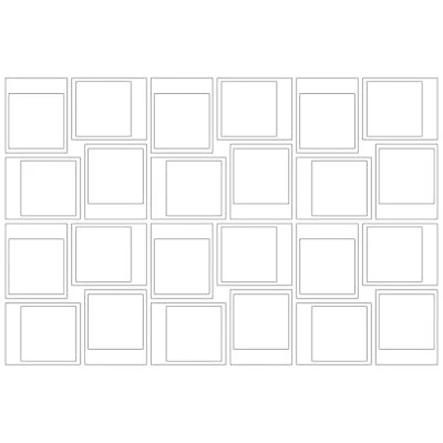 WallPops Snapshot Frames Wall Art Kit - White