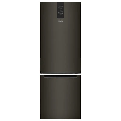 Whirlpool 24" 12.7 Cu. Ft. Bottom Freezer Refrigerator (WRB543CMJV) - Black Stainless