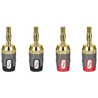 Rocketfish Banana Plug - 4 Pack - Only at Best Buy