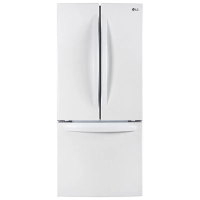 LG 30" 21.8 Cu. Ft. French Door Refrigerator (LRFNS2200W) - White
