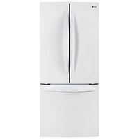 LG 30" 21.8 Cu. Ft. French Door Refrigerator (LRFNS2200W) - White