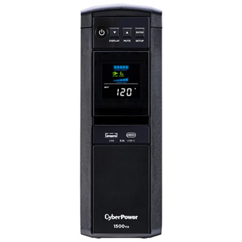 CyberPower 1500VA UPS Battery Backup (GX1500U-FC)