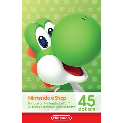 Nintendo eShop $45 Gift Card - Digital Download
