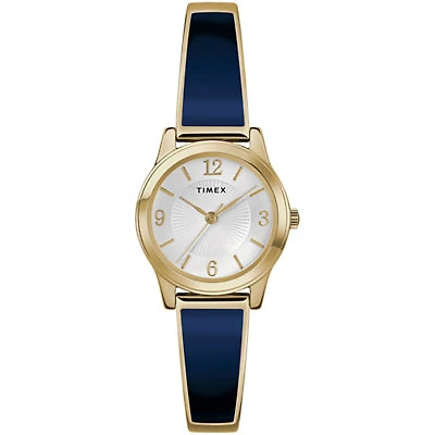 Timex 25mm Women's Casual Watch - Blue/Silver/Gold