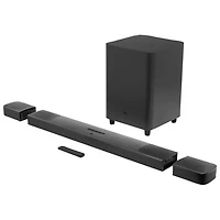 JBL Bar 820-W 9.1 Ch Atmos 4K Dolby Vision Sound Bar w/ Wireless 10” Subwoofer and Surround Speakers - Only at Best Buy