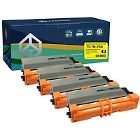 TToner Brother Compatible Black Toner (TT-TN750) - 4 Pack