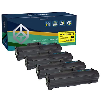 TToner Samsung Compatible Black Toner (TT-D101S) - 4 Pack