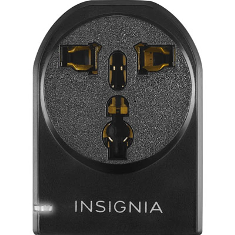 Insignia Grounded Travel Adapter - Black - Only at Best Buy