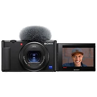 Sony Cyber-shot ZV-1 Content Creator Vlogger 20.1MP 2.9x Optical Zoom Digital Camera - Black