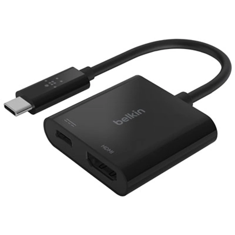 Belkin 2-In-1 USB-C to HDMI & Charge Adapter (AVC002BTBK)