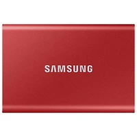 Samsung T7 1TB USB 3.2 External Solid State Drive (MU-PC1T0R/AM) - Red