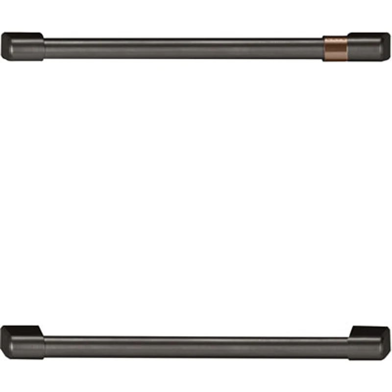 Café 2-Piece Refrigerator Handle Kit (CXQD2H2PNBT) - Brushed Black