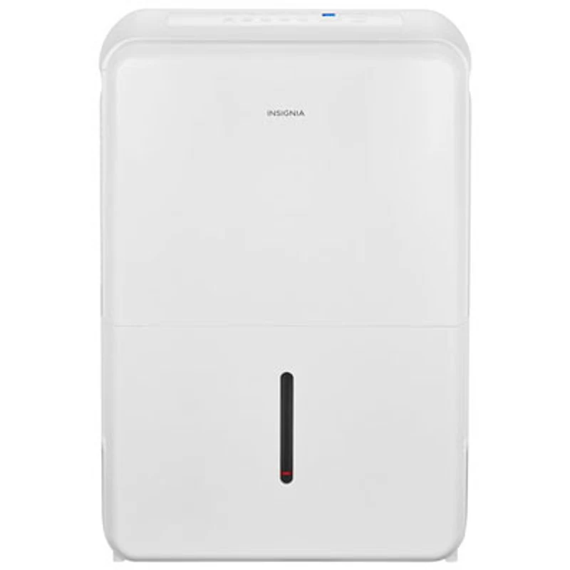 Open Box - Insignia Dehumidifier with Pump - 50-Pint - White