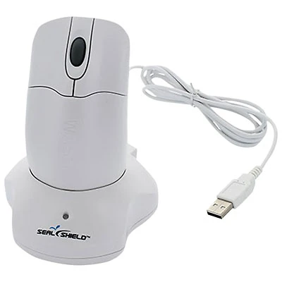 Seal Shield Storm Bluetooth Optical Mouse - White