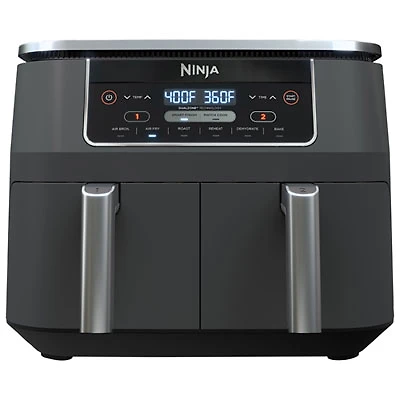 Ninja Foodi 6-in-1 Dual Zone Air Fryer - 7.57kg/8Qt - Black