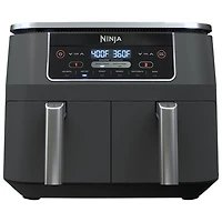 Ninja Foodi 6-in-1 Dual Zone Air Fryer - 7.57kg/8Qt - Black