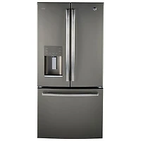 GE Profile 33" 23.8 Cu. Ft. French Door Refrigerator (PFE24HMLKES) -Slate -Open Box -Perfect Condition