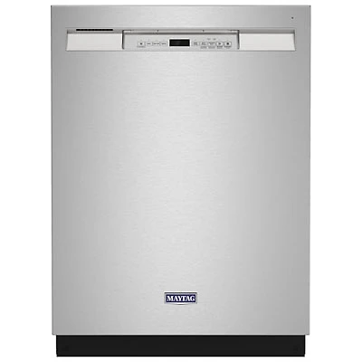Maytag 24" 50dB Built-In Dishwasher w/ Stainless Steel Tub (MDB4949SKZ) - Stainless Steel